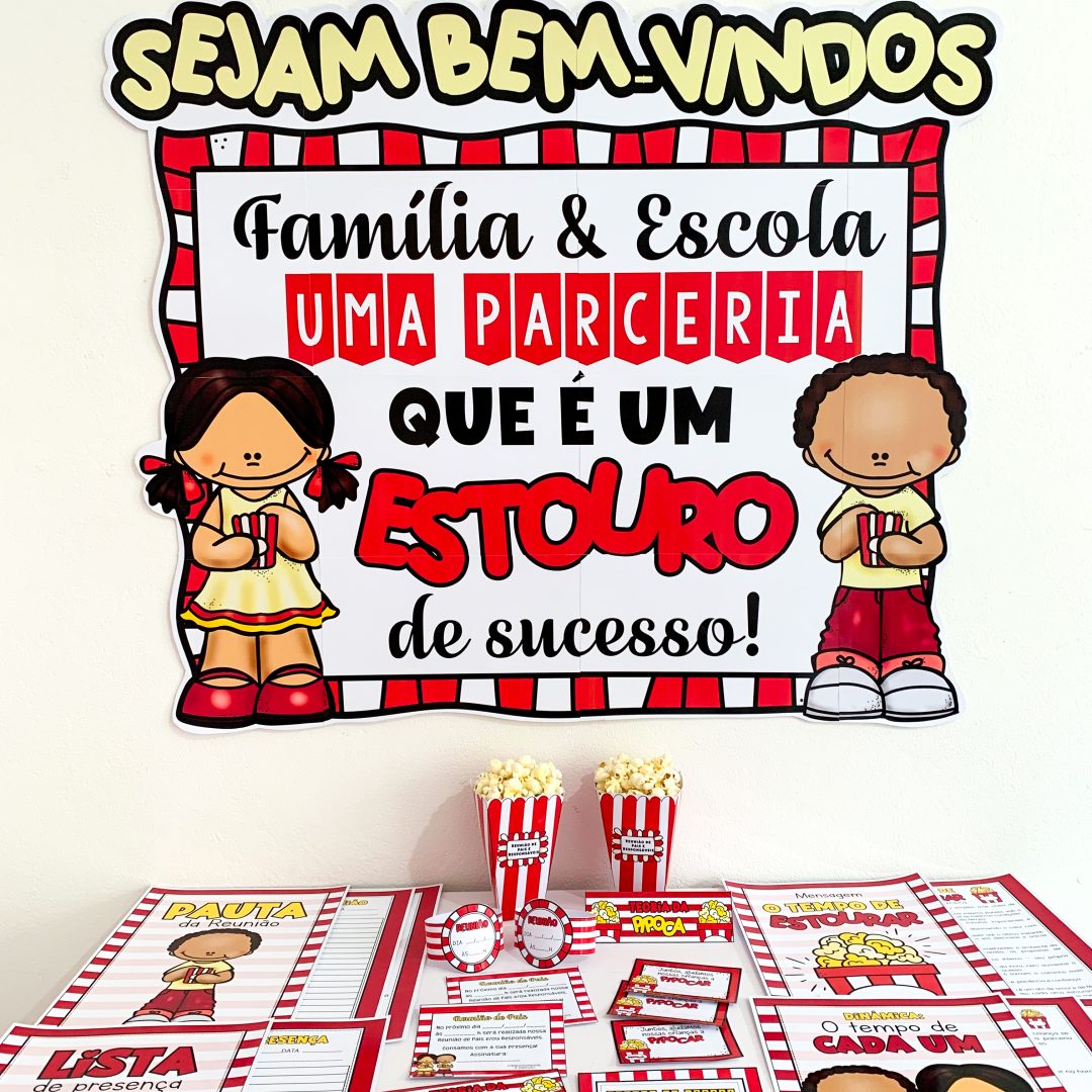 KIT REUNIÃO DE PAIS/ TEORIA DA PIPOCA