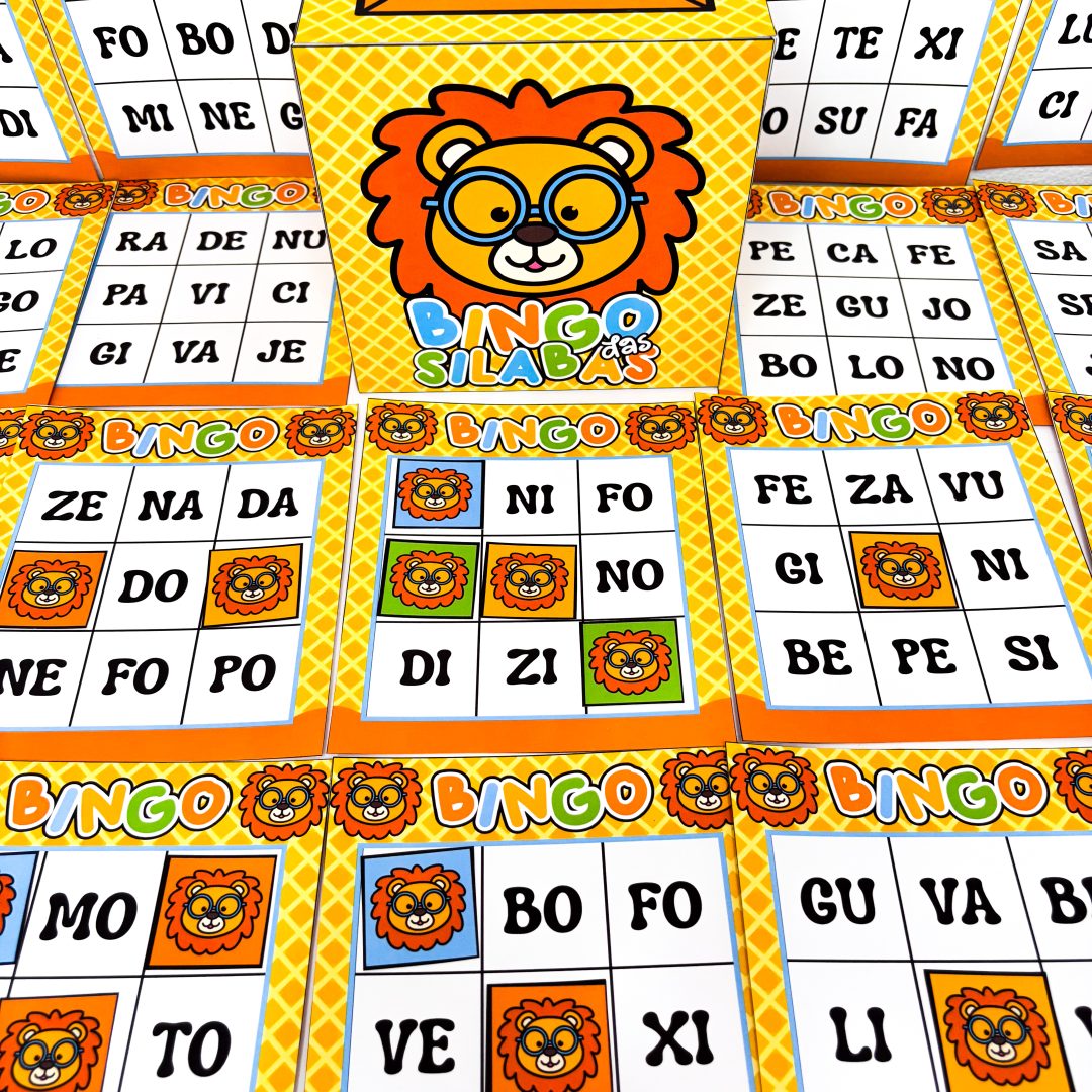 BINGO DAS SÍLABAS SIMPLES